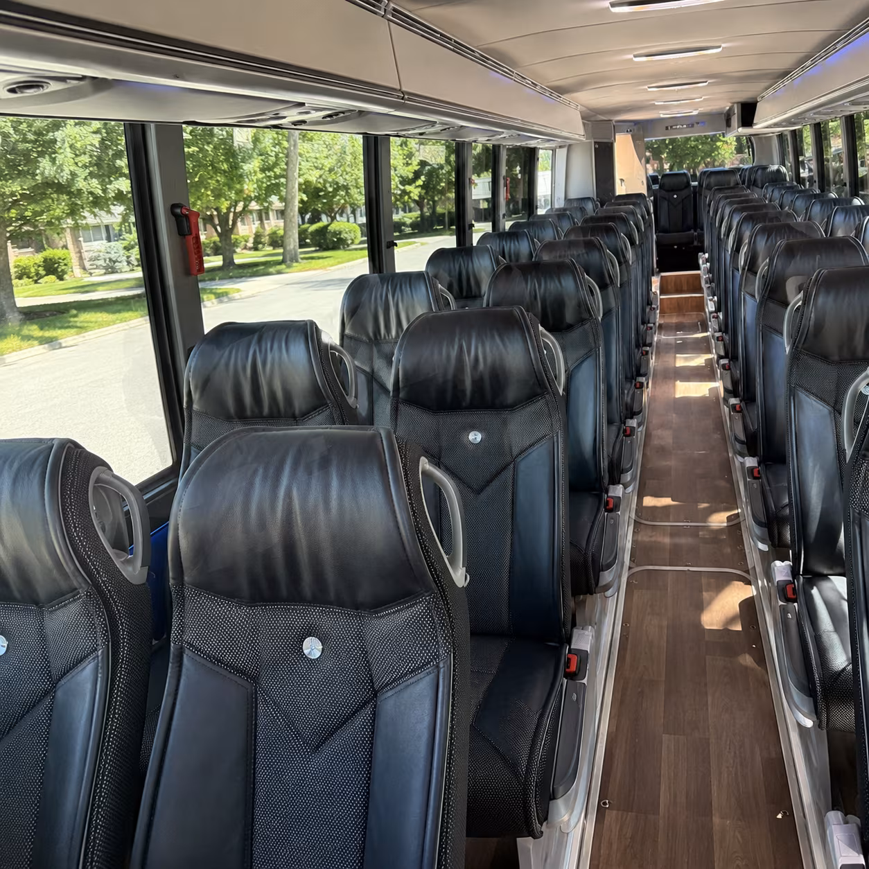 grand rapids charter bus interior gallery