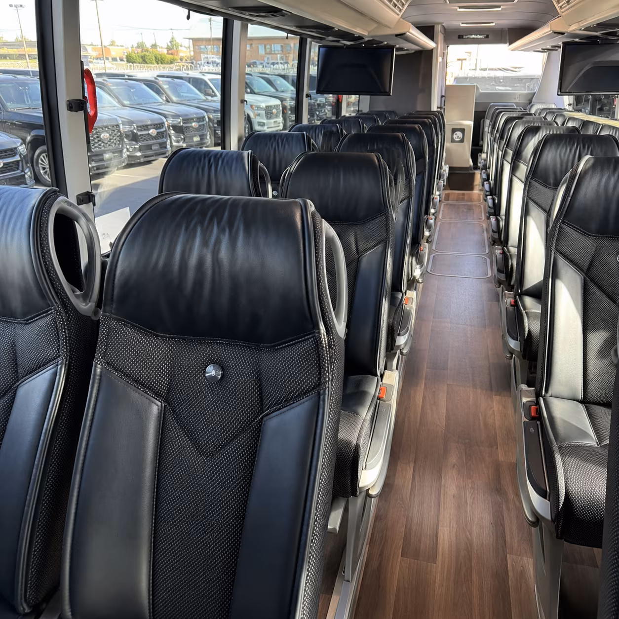 grand rapids charter bus rental inside