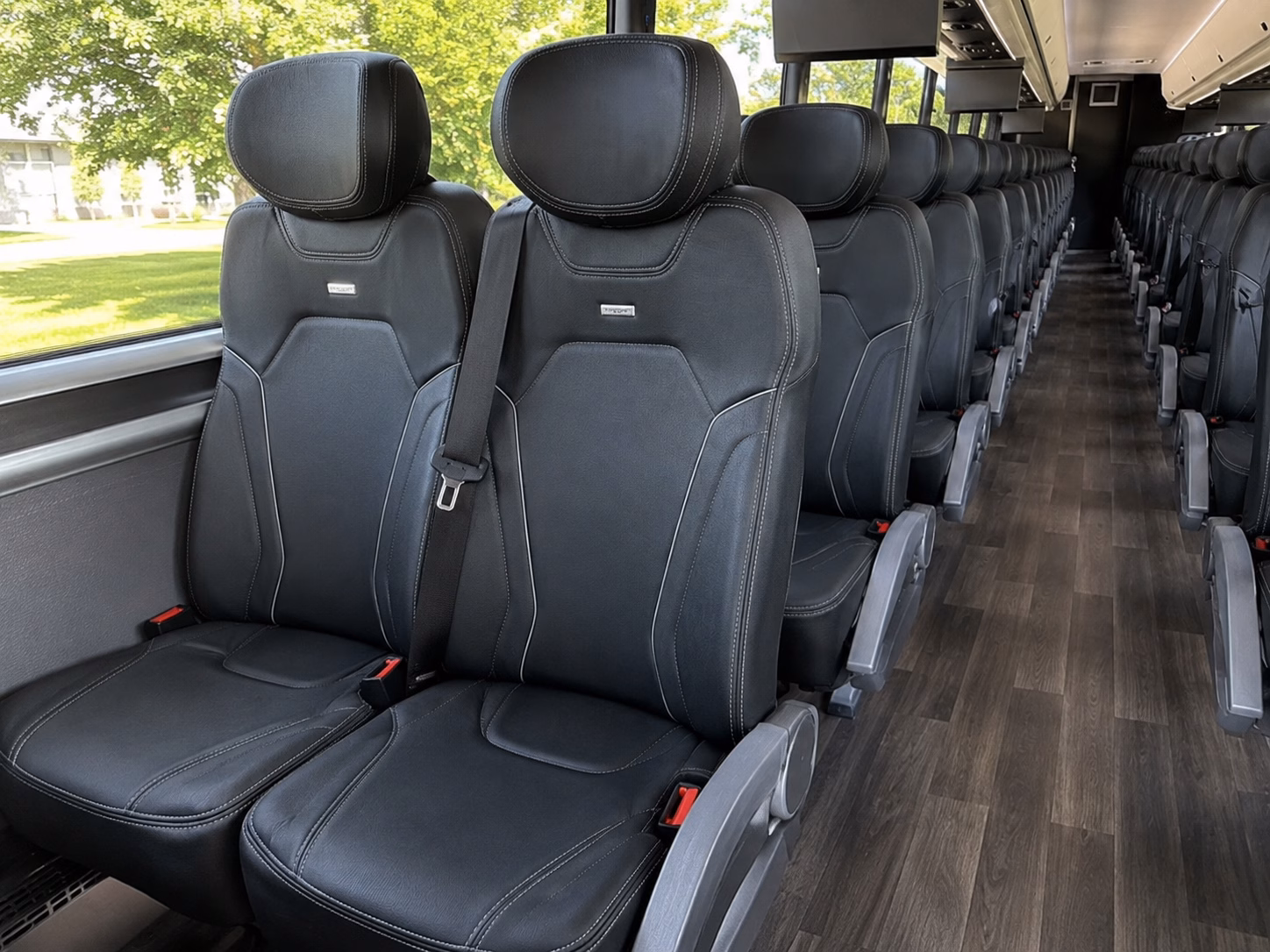 kentwood charter bus interior