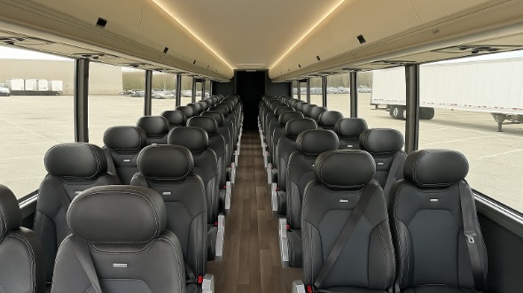 Interior of Charter Bus Company Kentwood's 15 Passenger Minibus in Kentwood