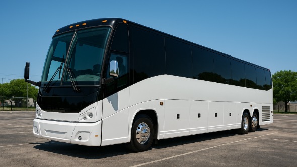 Exterior of Charter Bus Company Kentwood's 54 Passenger Charter Bus in Kentwood