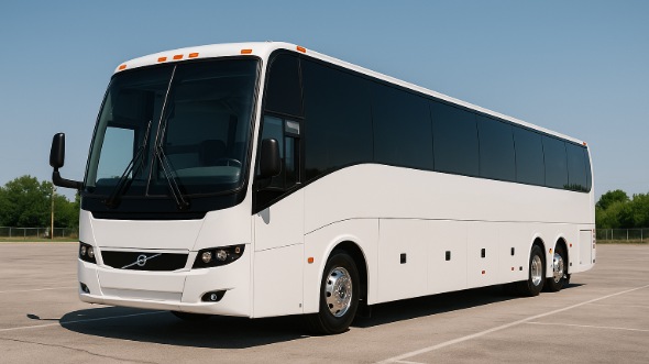 Exterior of Charter Bus Company Kentwood's 55 Passenger Charter Bus in Kentwood