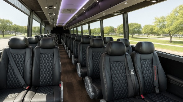 kentwood 15 passenger minibus inside