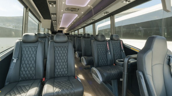 kentwood 28 passenger minibus inside