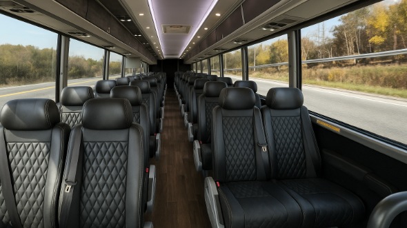 kentwood 35 passenger minibus inside