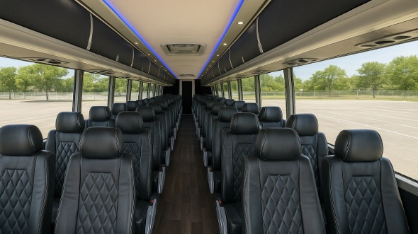 kentwood 54 passenger charter bus rental