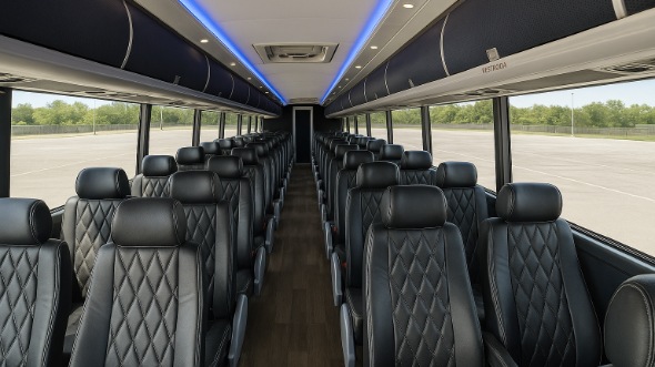 kentwood 55 passenger charter bus rental