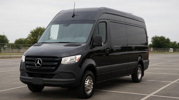 Exterior of Charter Bus Company Kentwood's Sprinter Limo in Kentwood